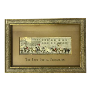 Antique Stevengraph of Lady Godiva
