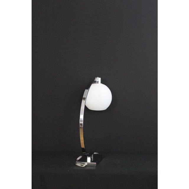 Chrome 1960s Franco Albini Style Arco Lamo For Sale - Image 8 of 9
