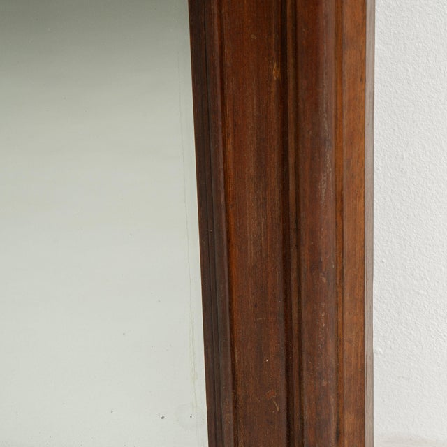 19th Century France Brown Wood Full-length & Floor Mirrors For Sale - Image 9 of 9