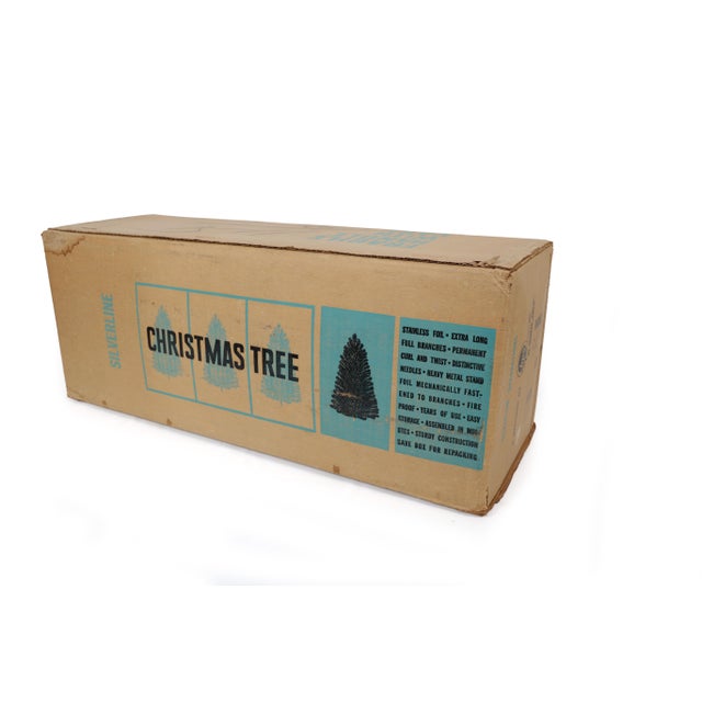 6 Foot Vintage Aluminum Christmas Tree by Silverline For Sale - Image 10 of 15