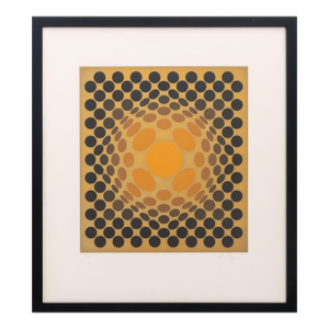Victor Vasarely "Tewek" Screenprint, 1978