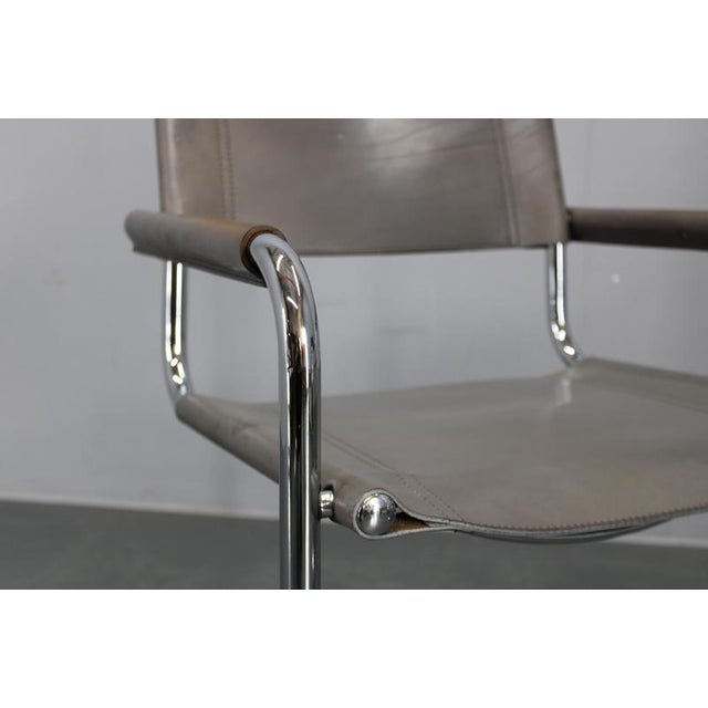 Bauhaus Cantilever Armchairs by Mart Stam, Italy, 1980s, Set of 4 For Sale - Image 12 of 18