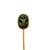 Traditional Egyptian Revival 14 K Gold Scarab Stick Pin C 1880 For Sale - Image 3 of 6