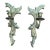 Brass Art Nouveau Sconces- A Pair For Sale
