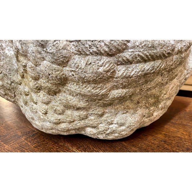 Early 1900s Antique French Concrete Swan Planter For Sale - Image 4 of 13