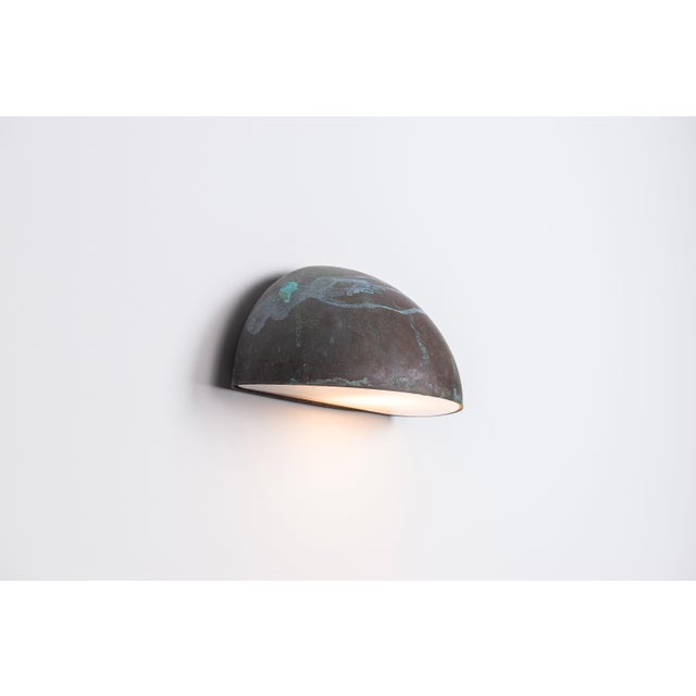 Model 6650 Wall Lamp in Patinated Copper from Horn Belysning, 1980s For Sale - Image 11 of 11