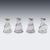 Antique 20th Century English Silver & Cut Glass Whisky Decanters, 1924, Set of 4 For Sale - Image 4 of 10