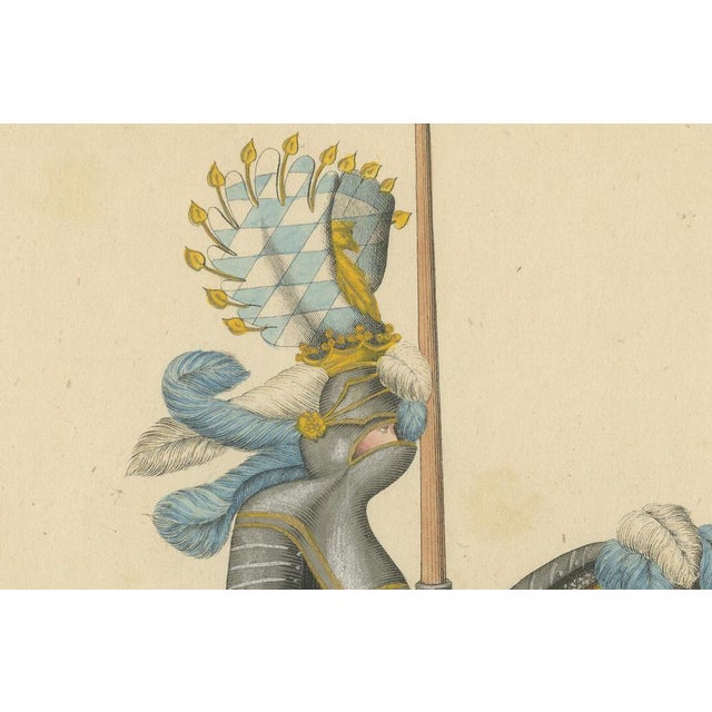 Friedrich Martin von Reibisch, Knightly Parade Armour, 1842, Paper For Sale - Image 4 of 6