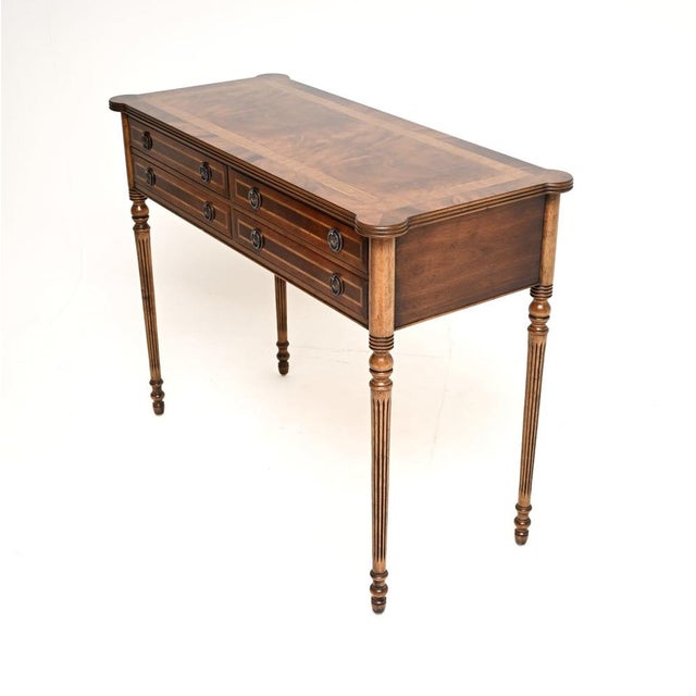 Vintage Georgian Style Console Table, 1950 For Sale - Image 3 of 10
