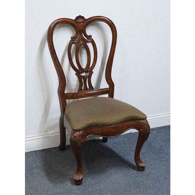 Thomasville Thomasville Furniture Kent Park Collection Solid Mahogany Traditional Style Dining Side Chair 38921-821 For Sale - Image 4 of 11