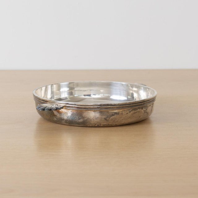 French Art Deco Silver Bowl For Sale - Image 4 of 11