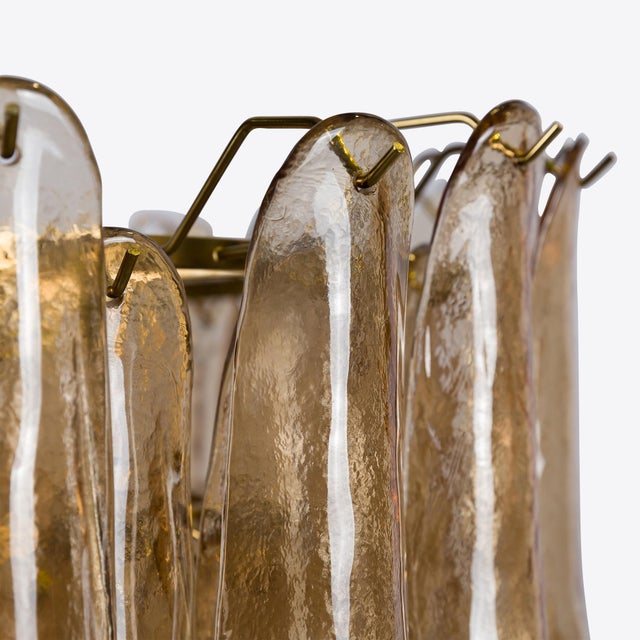 Small Amber Petalo Chandelier from Pure White Lines For Sale - Image 9 of 11