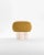 Not Yet Made - Made To Order Hygge Stool Boucle Mustard Fabric and Travertino by Saccal Design House for Collector For Sale - Image 5 of 5