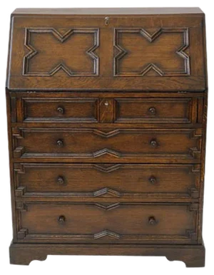 Antique English Secretaire, 1920s