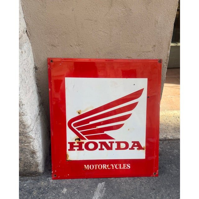 Vintage Honda Sign, 1950s For Sale - Image 6 of 6