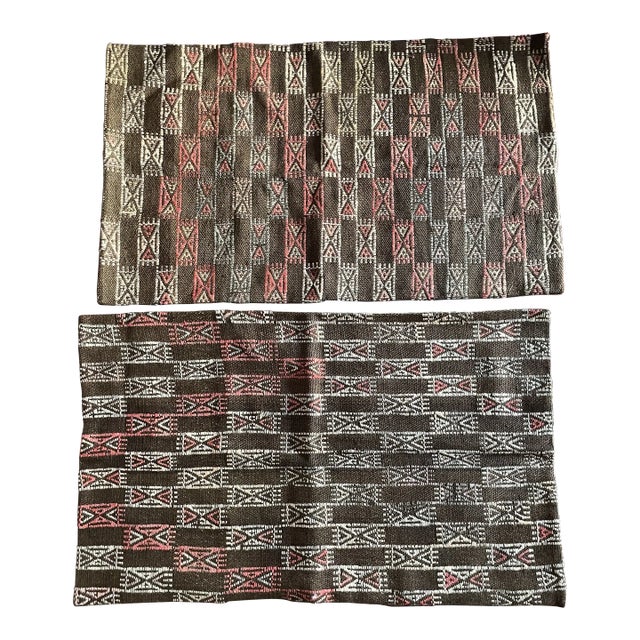 Antique Turkish Anatoli Pillow Covers- a Pair For Sale