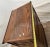 Vintage Tiger Oak File Cabinet Three Locking Drawers Paneled Sides Legal Size For Sale - Image 9 of 11