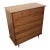 Mid 20th Century Six Drawer Walnut Highboy by American of Martinsville For Sale