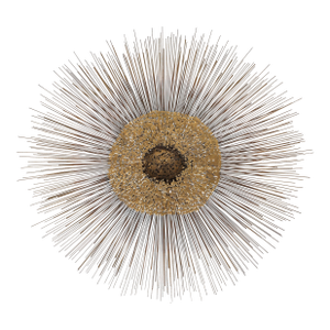 1960's Brutalist Sunburst Wall Sculpture by William and Bruce Friedle