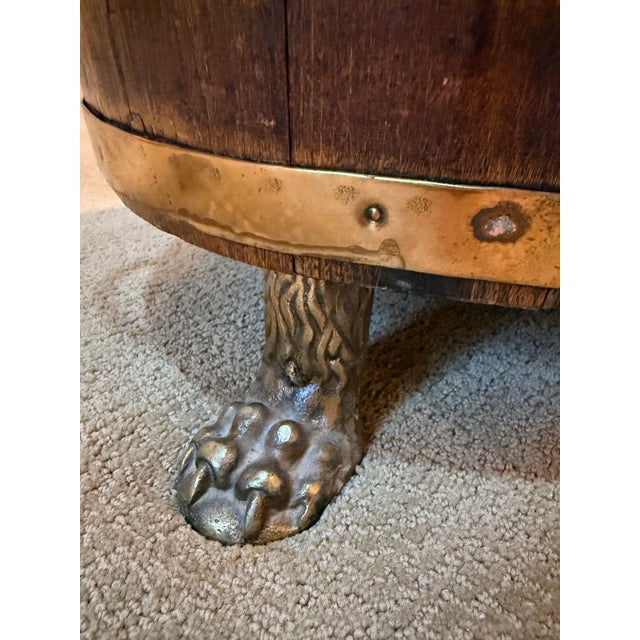 English Late 18th Century English Barrel Table For Sale - Image 3 of 9