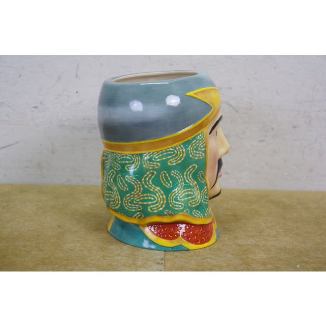 Royal Doulton English Traditional Genghis Khan Military Leader Toby Character Jug For Sale - Image 9 of 11