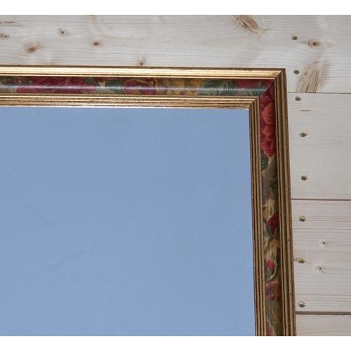 Vintage Gold Bevelled Mirror with Floral Detailing on the Frame, Set of 2 For Sale - Image 4 of 11