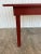 Brick Red Early 20th Century Antique Farmhouse Table Island, Rectangle For Sale - Image 8 of 11