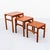 Restored 1960s Danish Mid Century Modern Teak Floating Top Nesting Tables For Sale - Image 10 of 10