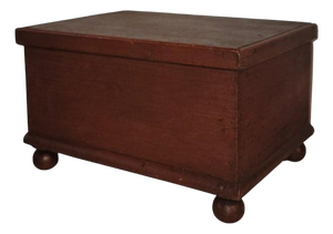 19th Century Mini Child's Blanket Chest From Pennsylvania