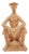 Terracotta Sculpture by Árpád Somogyi, 1964 For Sale