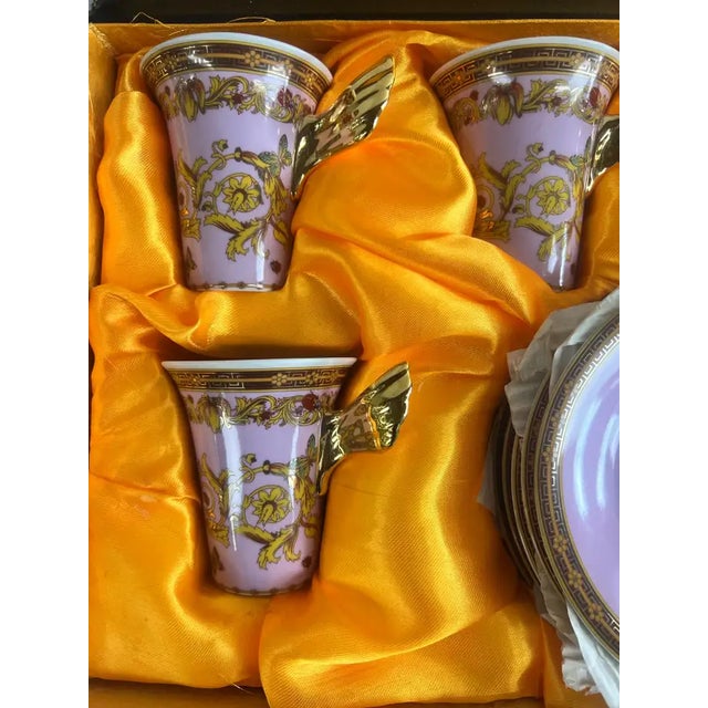Metal Late 20th Century Le Jardin De Versace Rutherford Butterfly Lady Bug Garden Coffee Set, 12Pcs For Sale - Image 7 of 17