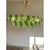 Light and Dark Green Poliedri Murano Glass Chandelier by Simoeng for Simoeng For Sale - Image 4 of 12