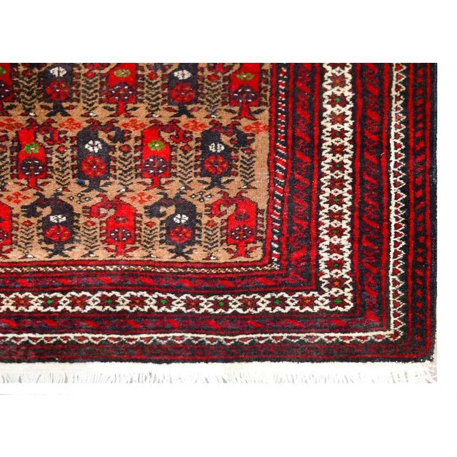 Vintage Afghani Baluch Prayer Rug For Sale - Image 9 of 12