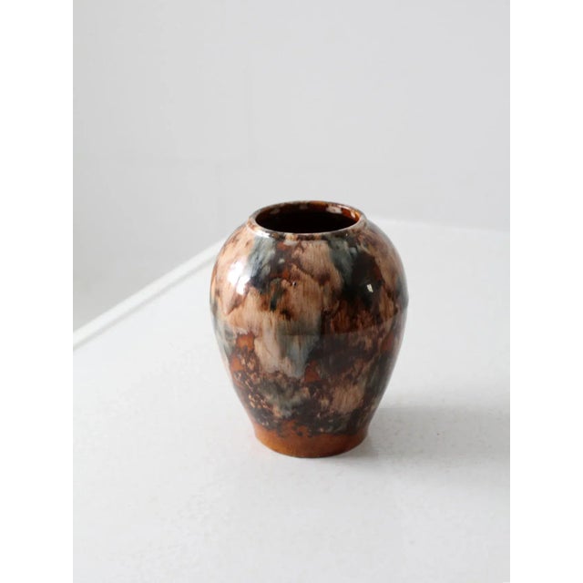 1920s 1920's Brush McCoy Onyx Glaze Vase For Sale - Image 5 of 9