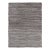 Vintage Turkish Kilim Rug With Variegated Stripes in Charcoal, Gray & Ivory For Sale
