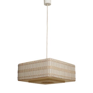 Minimalist Cubist Hanging Light, 1970s For Sale