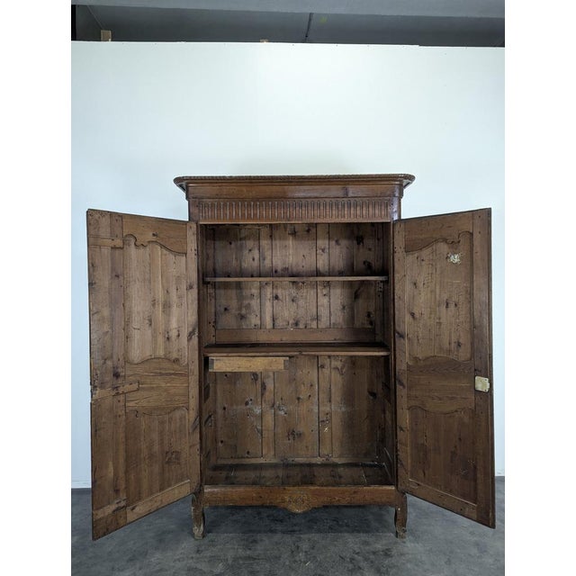 Vintage Norman-Style Wardrobe in Pine For Sale - Image 3 of 11