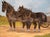 American Folk Art Horse & Wagon Oil Painting With African American Figure, Signed A. Sims, 2000 For Sale - Image 4 of 5