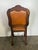 Set of Ten French Carved Wood Dining Chairs With Leather Upholstery For Sale - Image 15 of 18