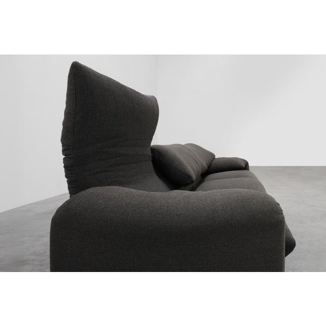 Three-Seat Sofa by Vico Magistretti for Cassina, Italy, 1990s For Sale - Image 12 of 18