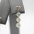 Metal 1990s 14k Gold Floating Diamond Dangle Earrings, A Pair For Sale - Image 7 of 9