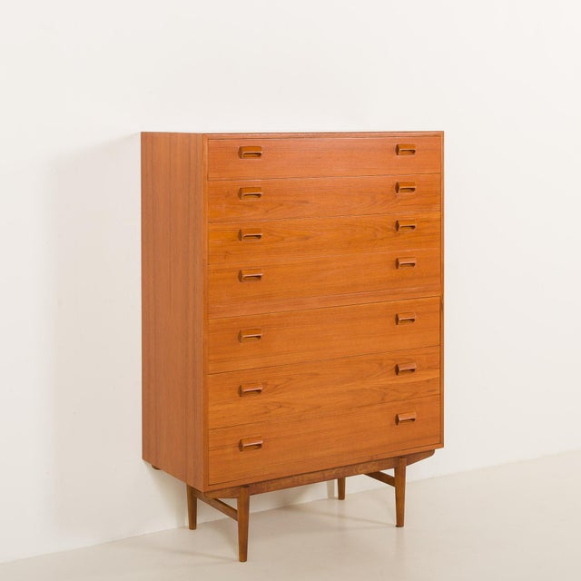 Chest of Drawers by Børge Mogensen for Søborg Møbelfabrik, 1960s For Sale - Image 6 of 11