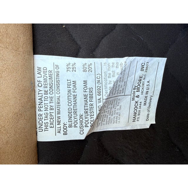Hancock & Moore Leather Swivel Reclining Club Chair For Sale - Image 9 of 9