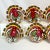 Vintage Boho Chic Americana Arts & Crafts Enameled Tole Turkey Napkin Ring - Set of 8, Thanksgiving For Sale - Image 4 of 11
