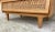 Wood Five-Drawer Desk in Wood and Rattan, 1970s For Sale - Image 7 of 11