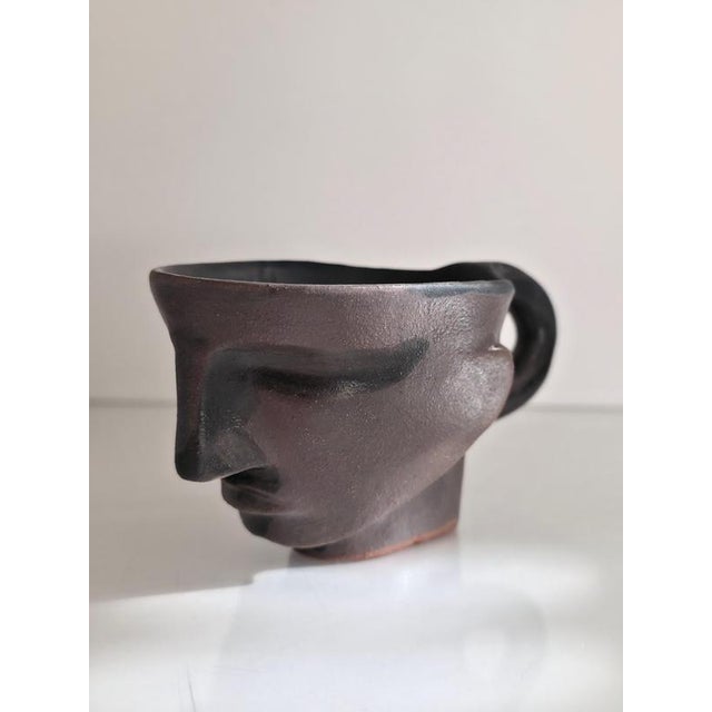 Brown Warrior 25 Sculptural Ristretto Cup by Tamara Barnoff For Sale - Image 8 of 9