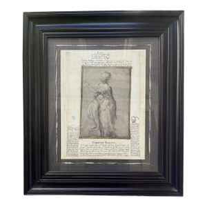 Italian 17th Century Etching After Federico Barocci 1535-1612