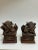 Antique 19th Century Chinese Carved Wood Temple Lions/Foo Dogs- a Pair For Sale - Image 4 of 12