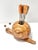 Mid-Century Olive Wood Snail Cocktail Pick Set – Italian Barware For Sale - Image 4 of 7