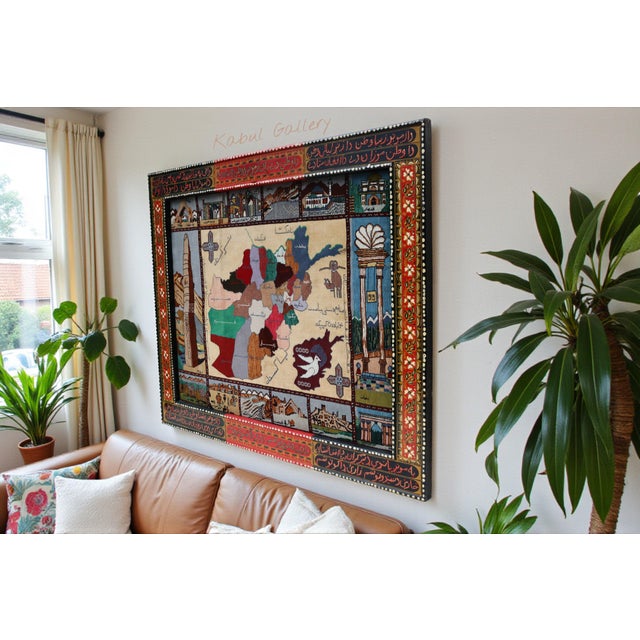 Vintage Hand Knotted Wall Rug, 1990s For Sale - Image 3 of 18